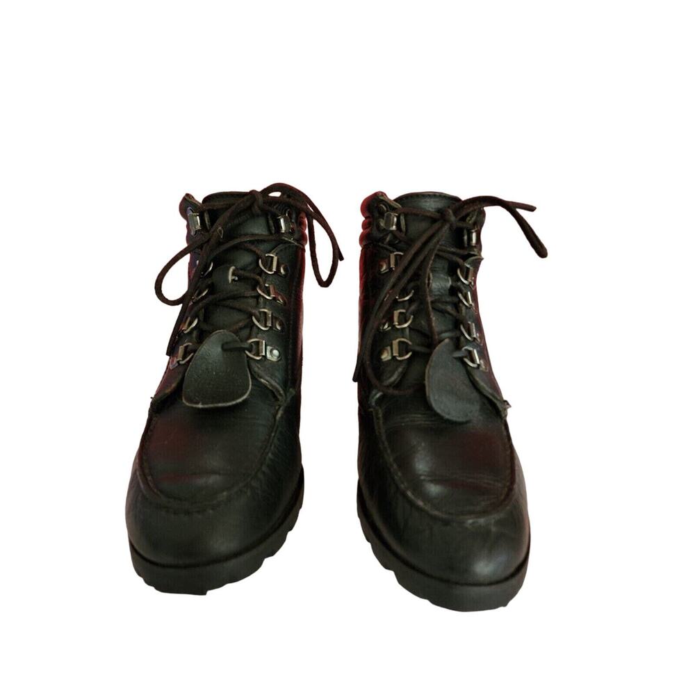 HH Brown Congo Black 5-Eye Gore-Tex Moc Chukka Boots shoes Women's 7.5 D waterpr